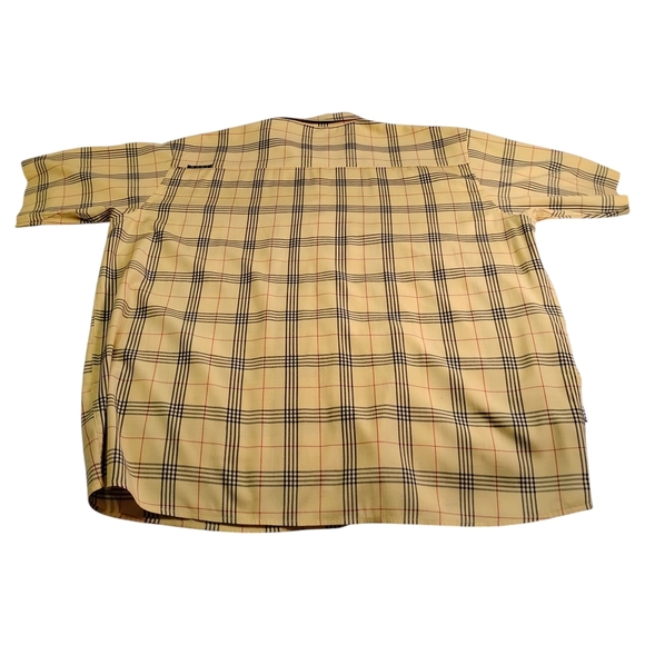 Karl Kani Vintage Yellow and Black with Red Casual Button Down Shirt, 2X - Picture 4 of 16